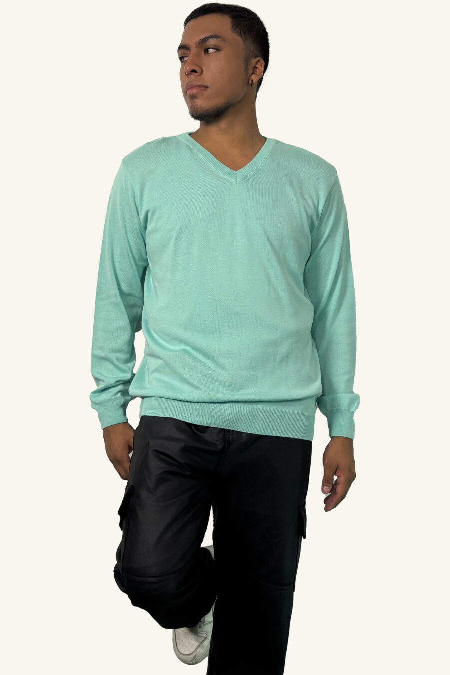 Buso Cuello V Verde Aquamarin