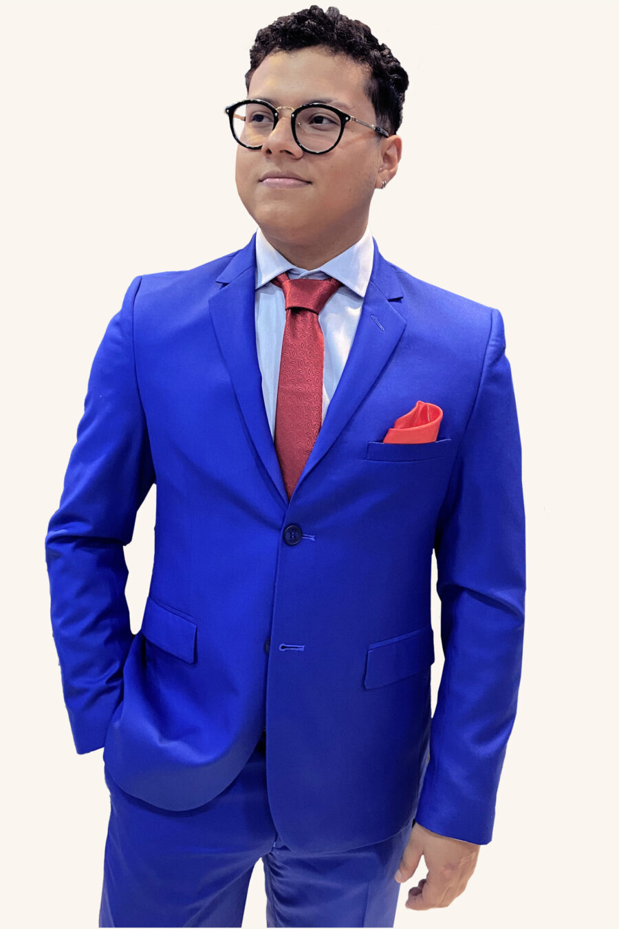 Traje Azul Rey