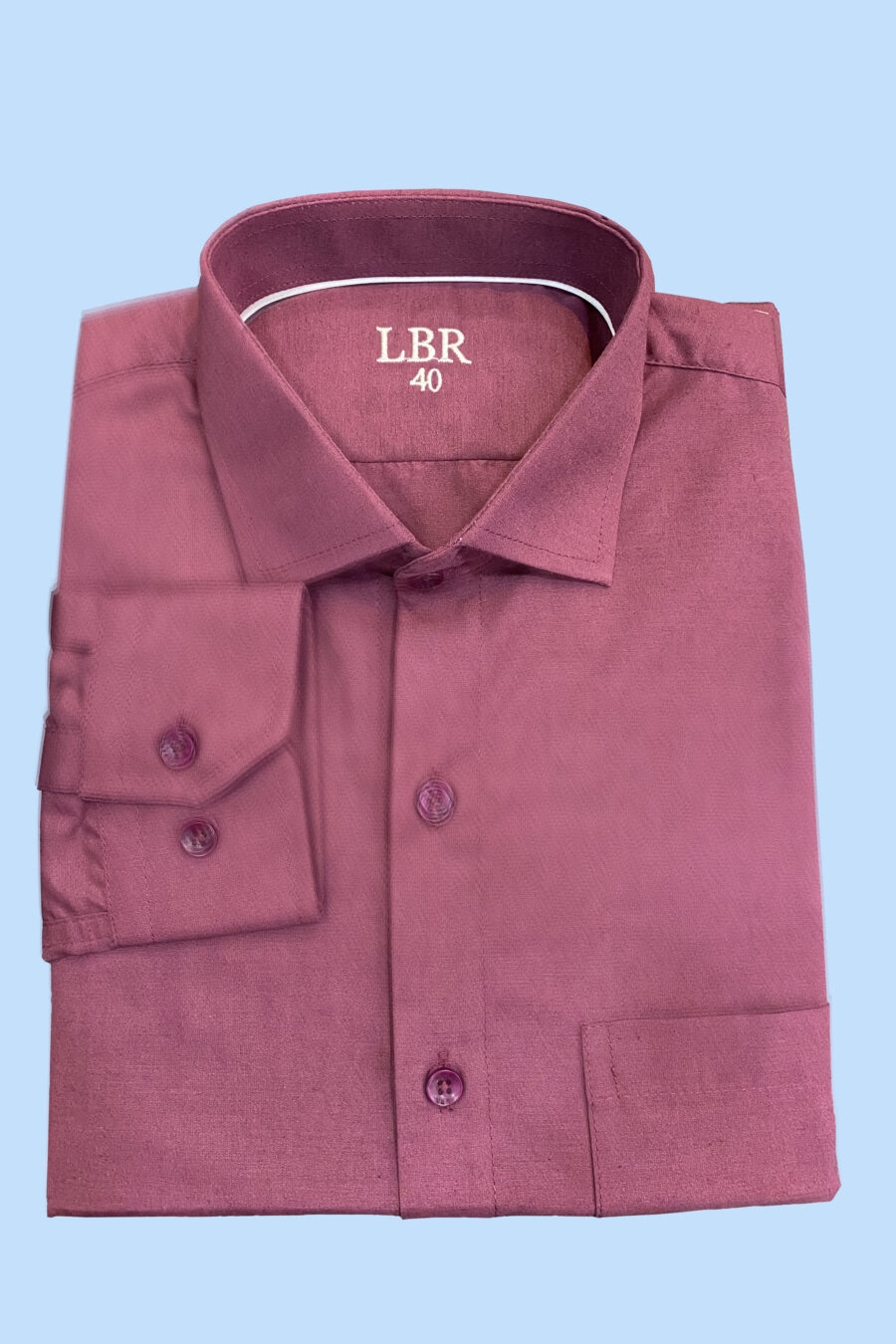 Camisa Manga Larga Vinotinto