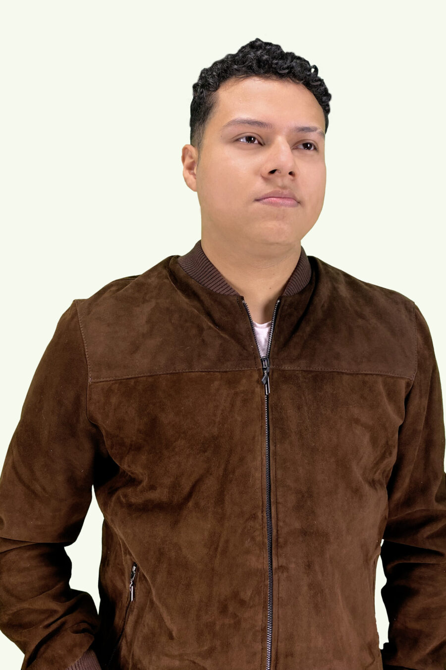 Chaqueta Cuero Gamuzada