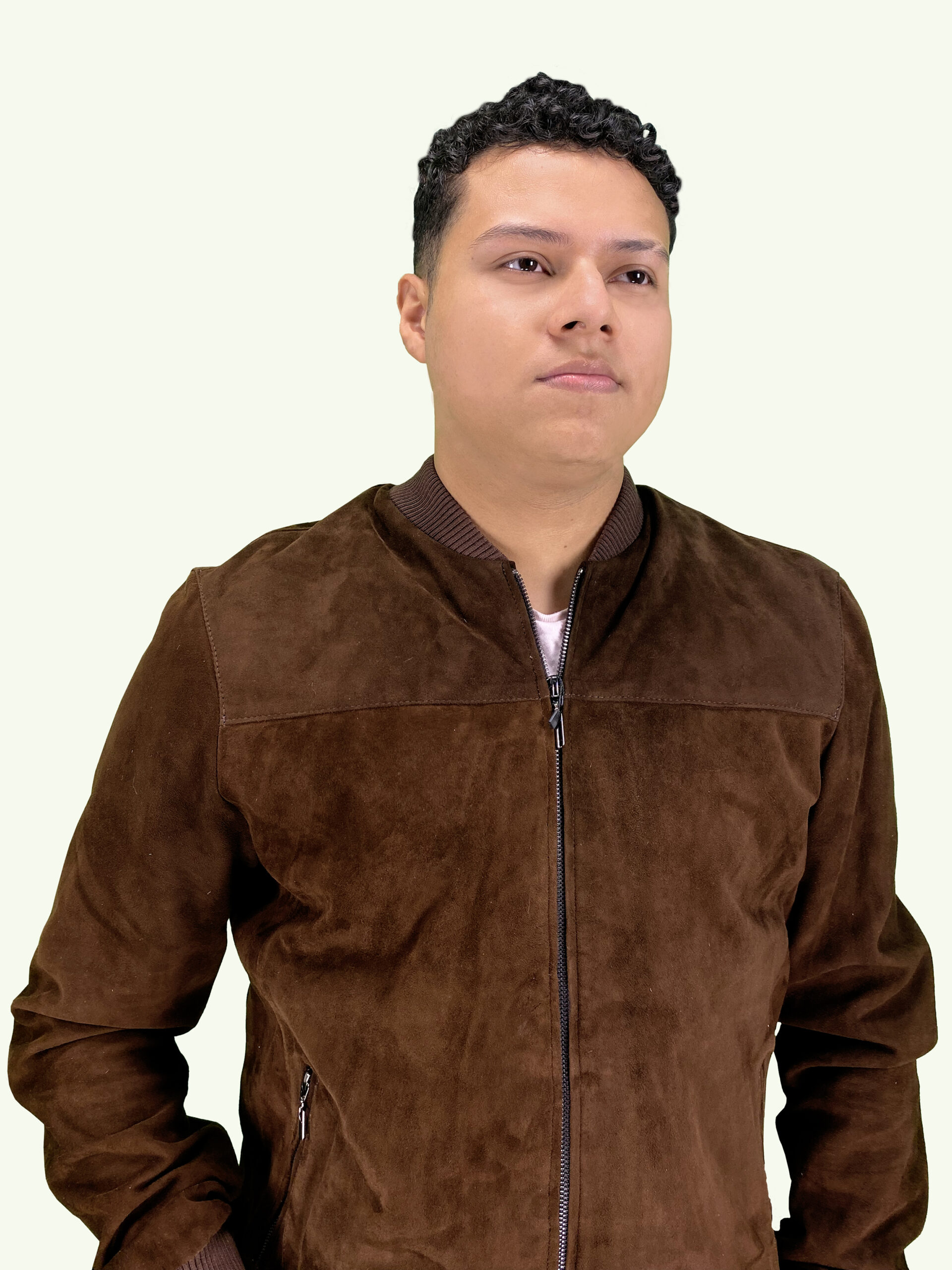Chaqueta Cuero Gamuzada