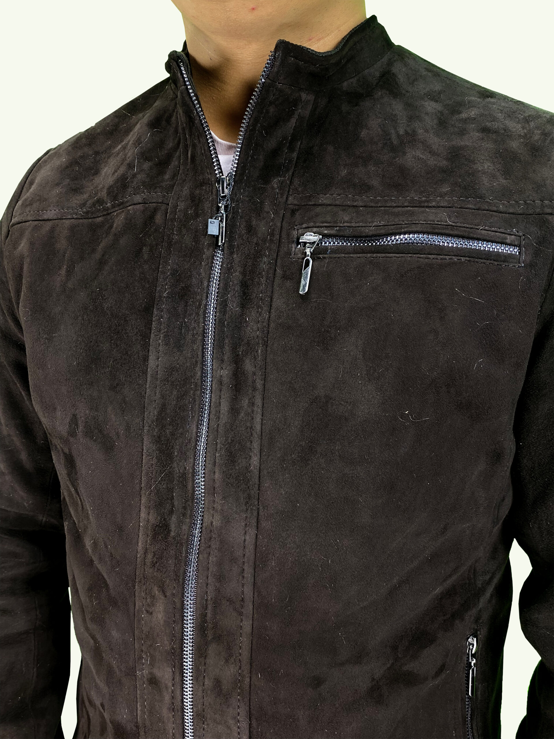 Chaqueta Cuero Gamuzada - Imagen 5